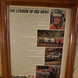 Vintage Gulfpride ad The Lesson of 155MPH